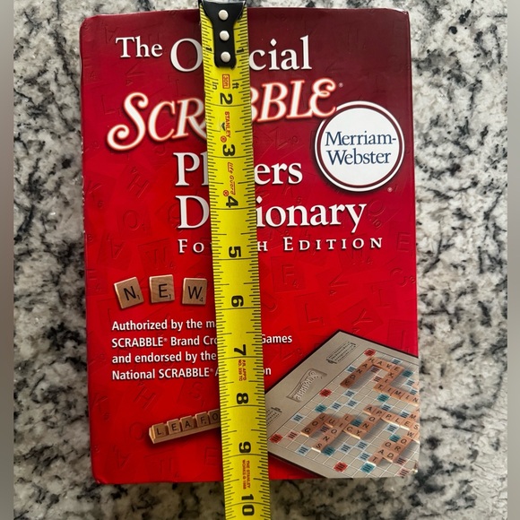 Merriam Webster Official Scrabble Players Dictionary Fourth Edition - Picture 12 of 16